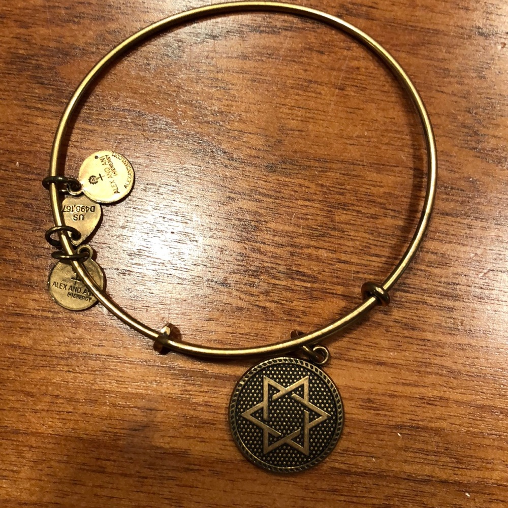 Alex and ani gold bracelet
